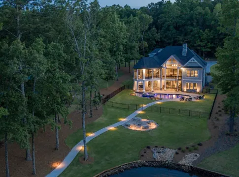 Outdoor Space Lighting Installation